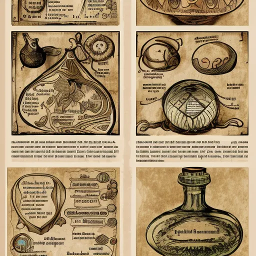 An instruction for alchemy.